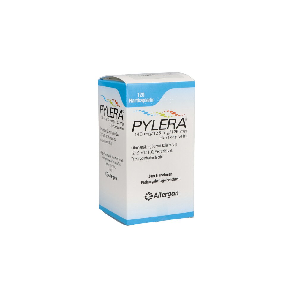 Pylera 140 Mg/125 Mg/125 Mg Hartkapseln (120 stk)