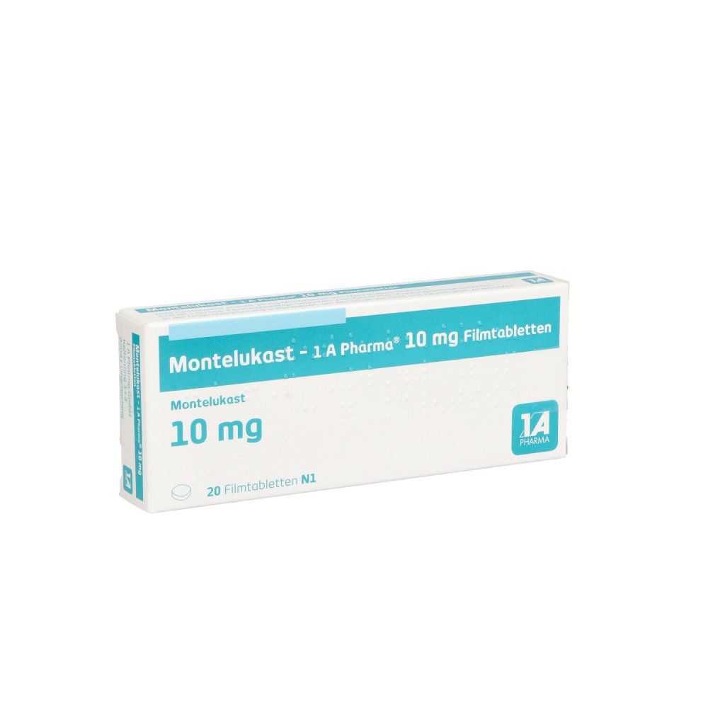 Montelukast-1a Pharma 10 Mg Filmtabletten (20 stk)