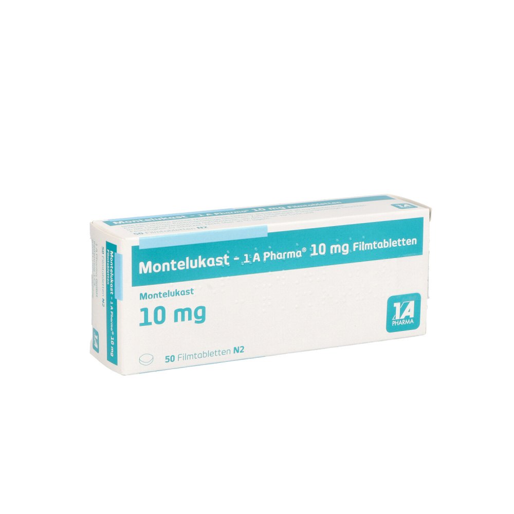 Montelukast-1a Pharma 10 Mg Filmtabletten (50 stk)