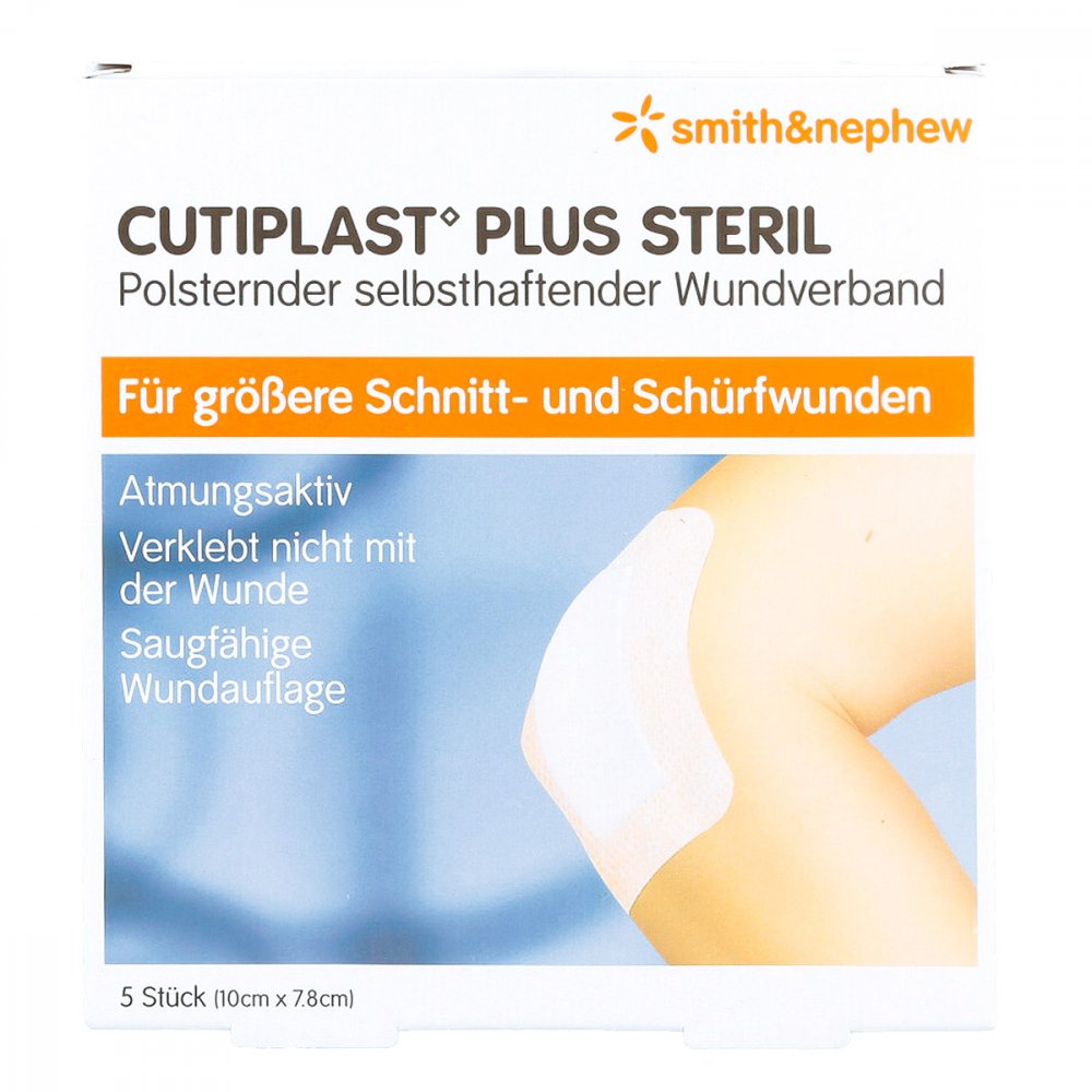 Cutiplast Plus Steril 7,8x10 Cm Verband (5 stk)