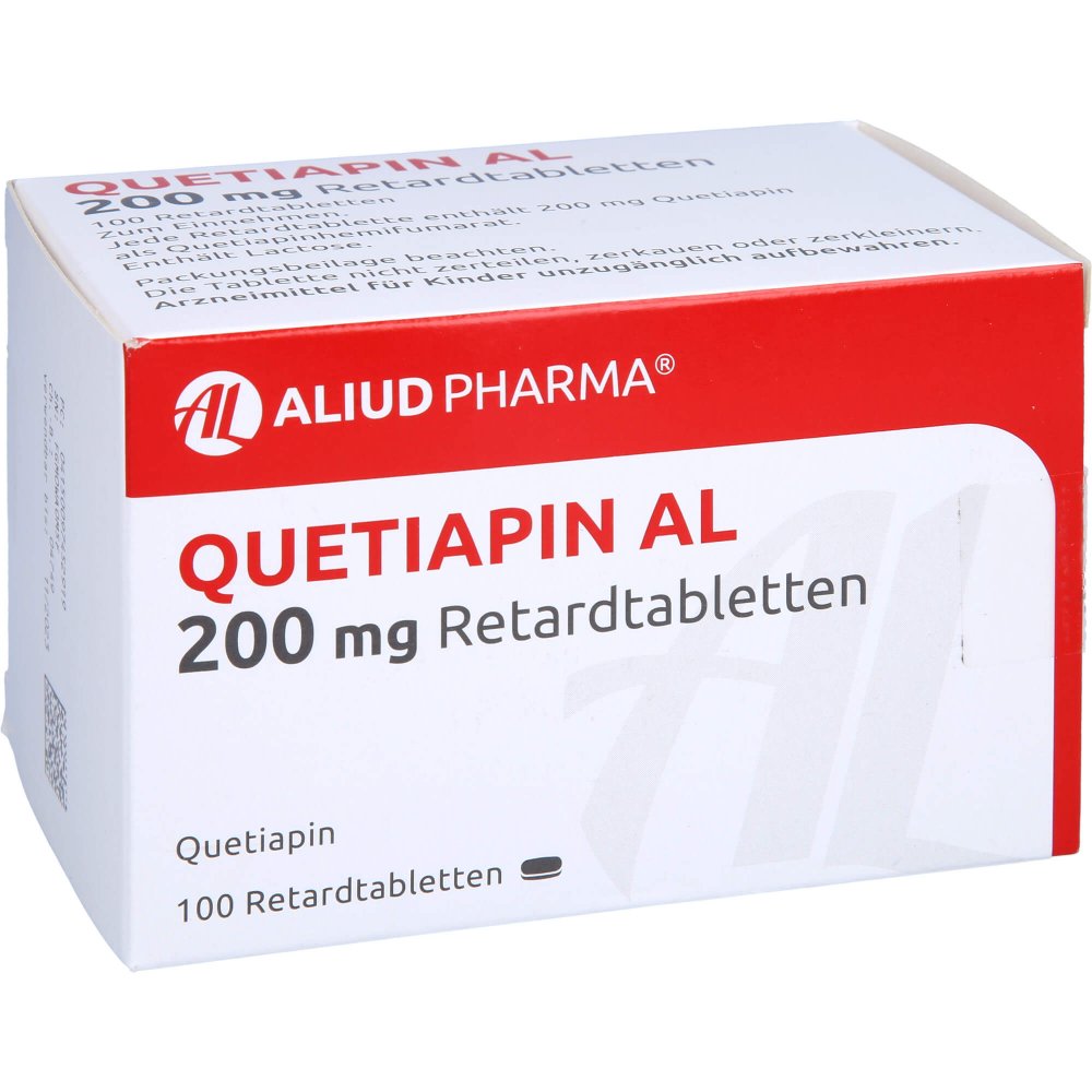 Quetiapin Al 200 Mg Retardtabletten (100 stk)