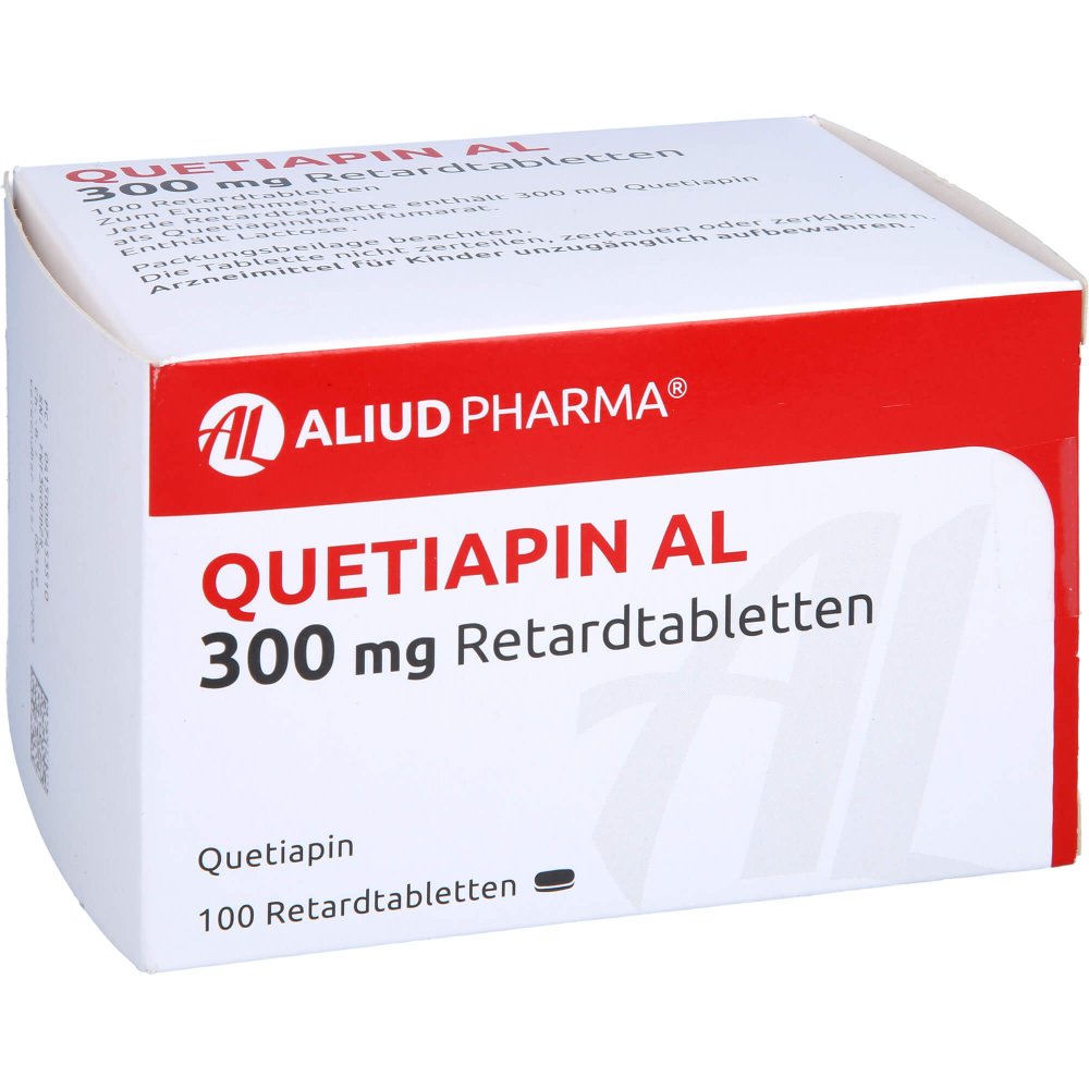Quetiapin Al 300 Mg Retardtabletten (100 stk)