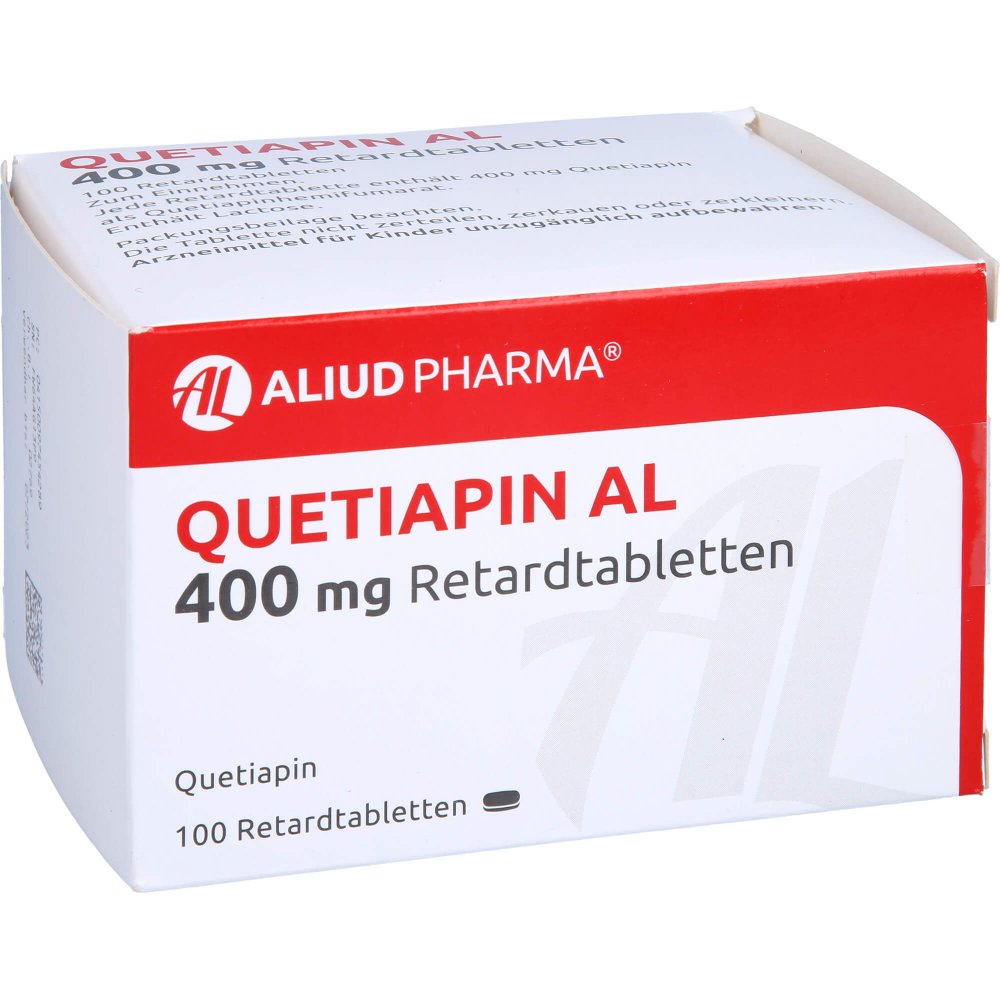 Quetiapin Al 400 Mg Retardtabletten (100 stk)