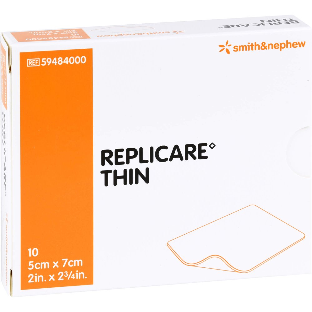 Das Produktfoto zeigt Replicare Thin 5x7 Cm Verband (10 stk) PZN 09769825