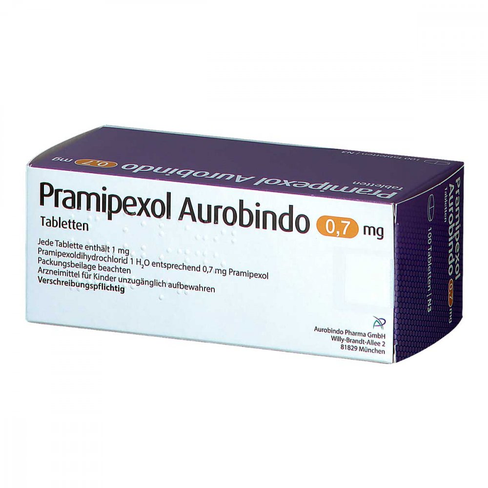 Pramipexol Aurobindo 0,7 Mg Tabletten (100 stk)