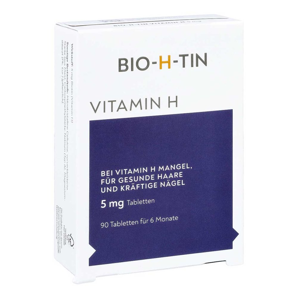 Bio-H-Tin Vitamin H 5 Mg Für 6 Monate Tabletten (90 stk)