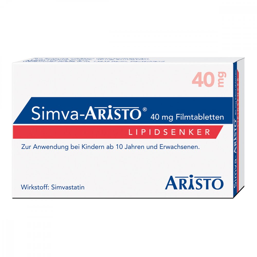 Simva Aristo 40 Mg Filmtabletten (100 stk)