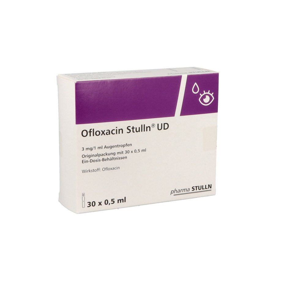 Ofloxacin Stulln Ud 3 Mg/1 Ml Atr.I.Einzeldosisb. (30X0.5 ml)
