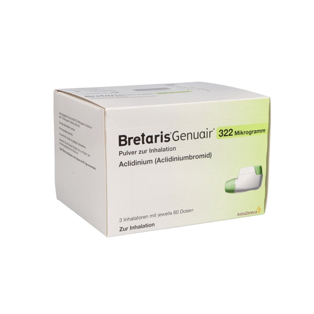 Bretaris Genuair 322 Μg Pulver Z.Inhalation 3x60ed (3 stk)