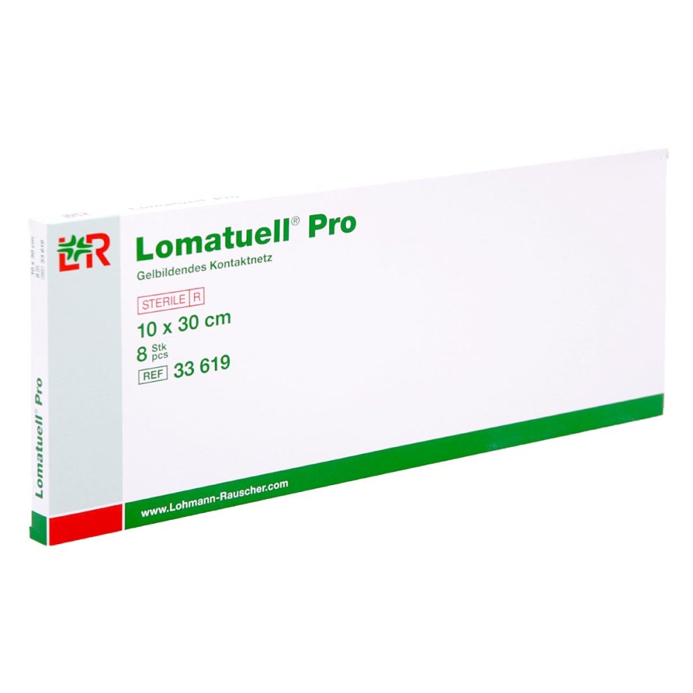Lomatuell Pro 10x30 Cm Steril (8 stk)