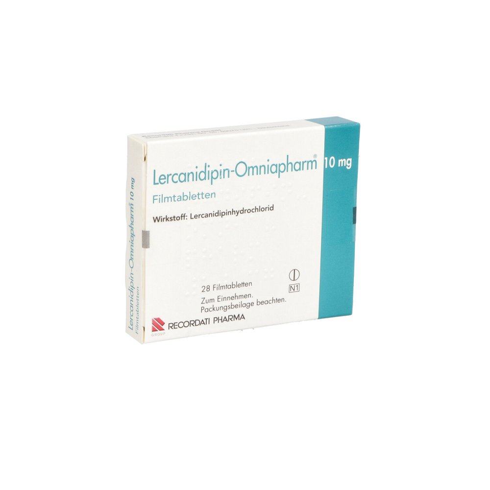 Lercanidipin Omniapharm 10 Mg Filmtabletten (28 stk)