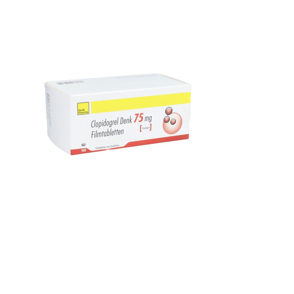 Clopidogrel Denk 75 Mg Filmtabletten (100 stk)