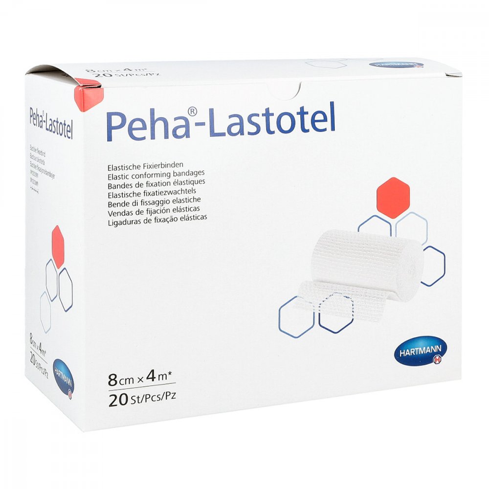 Peha-Lastotel Fixierbinde 8 Cmx4 M (20 stk)