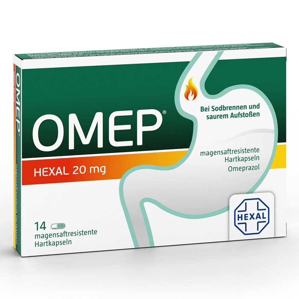 Omep Hexal 20 Mg Magensaftresistente Hartkapseln (14 stk)