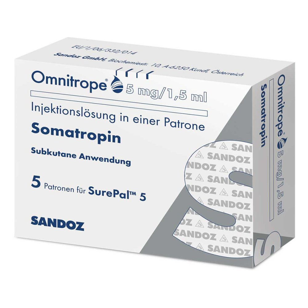 Omnitrope 5 Mg/1,5 Ml Injektionslösung F.Surepal (5 stk)