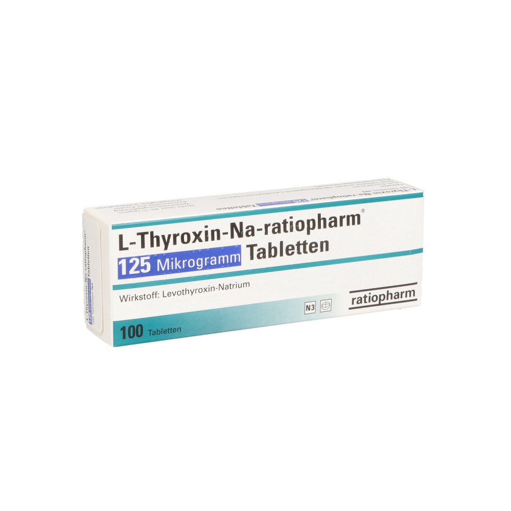 L-Thyroxin-Na-Ratiopharm 125 Mikrogramm Tabletten (100 stk)