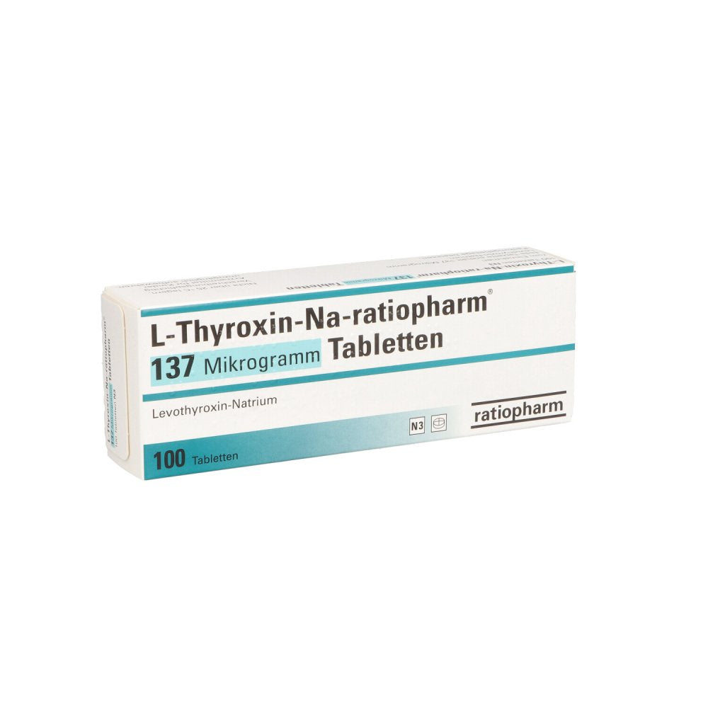 L-Thyroxin-Na-Ratiopharm 137 Mikrogramm Tabletten (100 stk)
