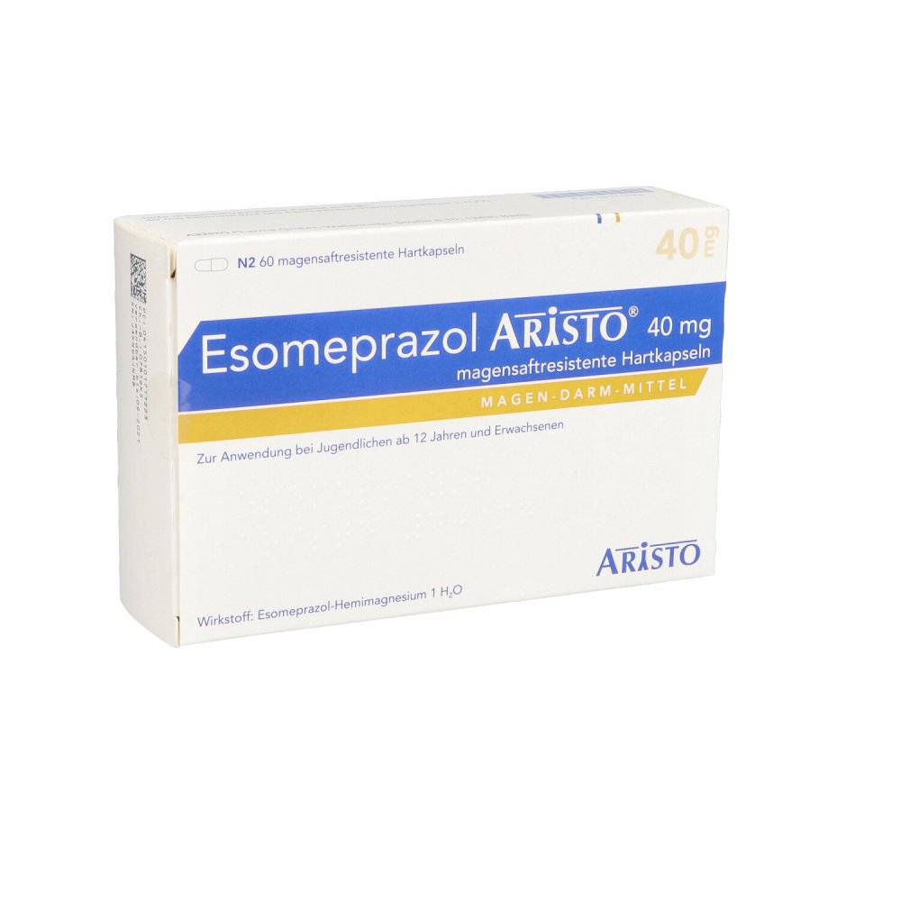 Esomeprazol Aristo 40 Mg Magensaftres.Hartkapseln (60 stk)