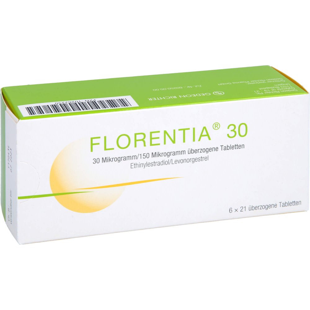 Florentia 30 30 Mikrogramm/150 Mikrogramm Üb.Tab. (126 stk)