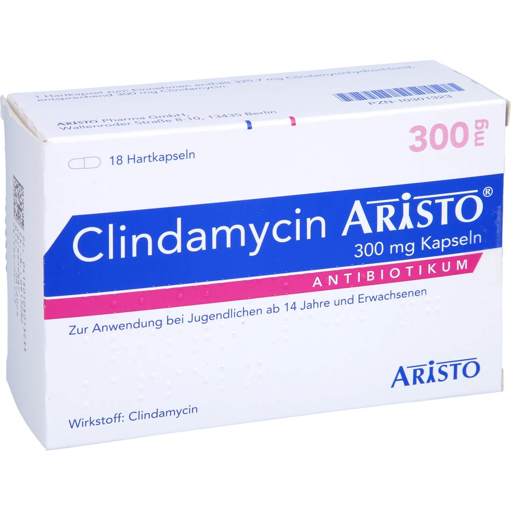 Clindamycin Aristo 300 Mg Hartkapseln (18 stk)
