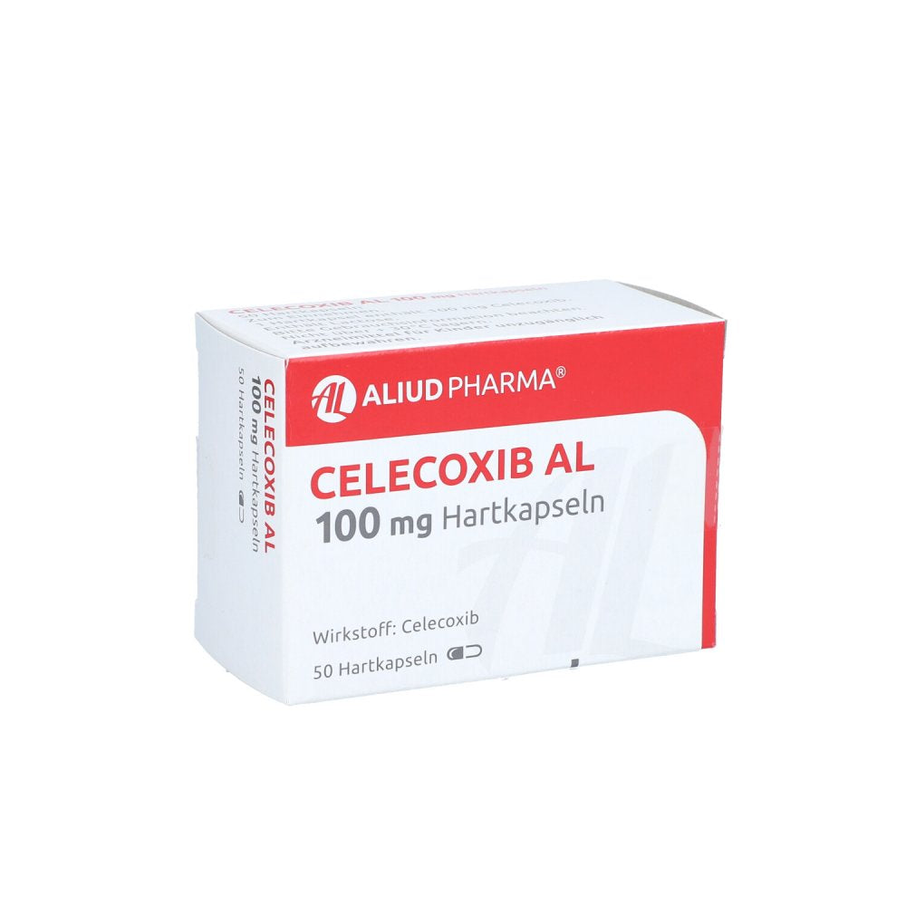 Das Produktfoto zeigt Celecoxib Al 100 Mg Hartkapseln (50 stk) PZN 10320740