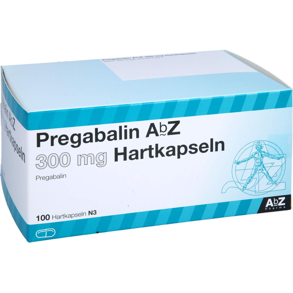 Das Produktfoto zeigt Pregabalin Abz 300 Mg Hartkapseln (100 stk) PZN 10327162