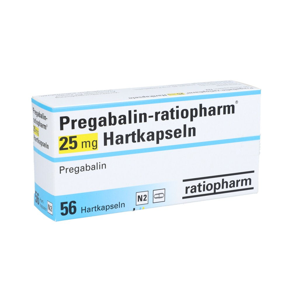 Pregabalin-Ratiopharm 25 Mg Hartkapseln (56 stk)