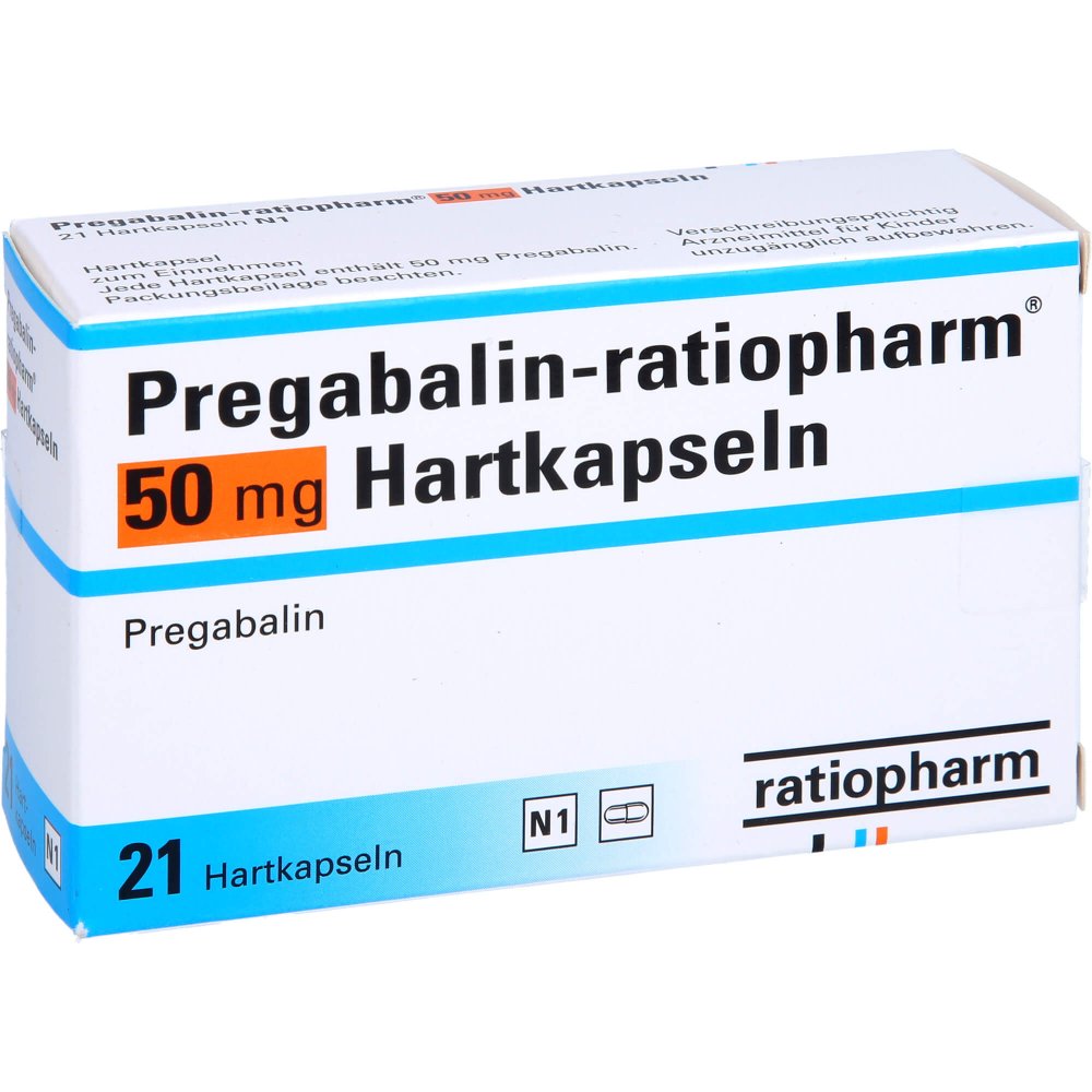 Pregabalin-Ratiopharm 50 Mg Hartkapseln (21 stk)