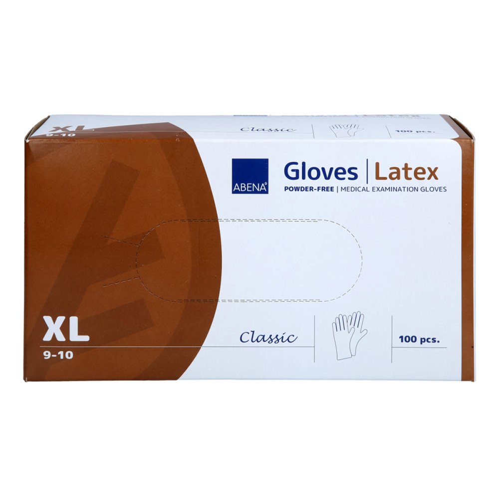 Latex-Handschuhe Classic Unster.Puderfrei Xl Natur (100 stk)