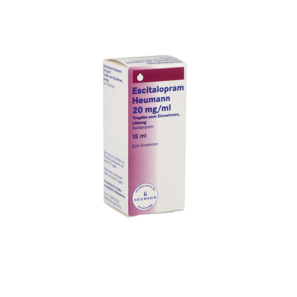 Escitalopram Heumann 20 Mg/Ml Tropfen Z.Einnehmen (15 ml)