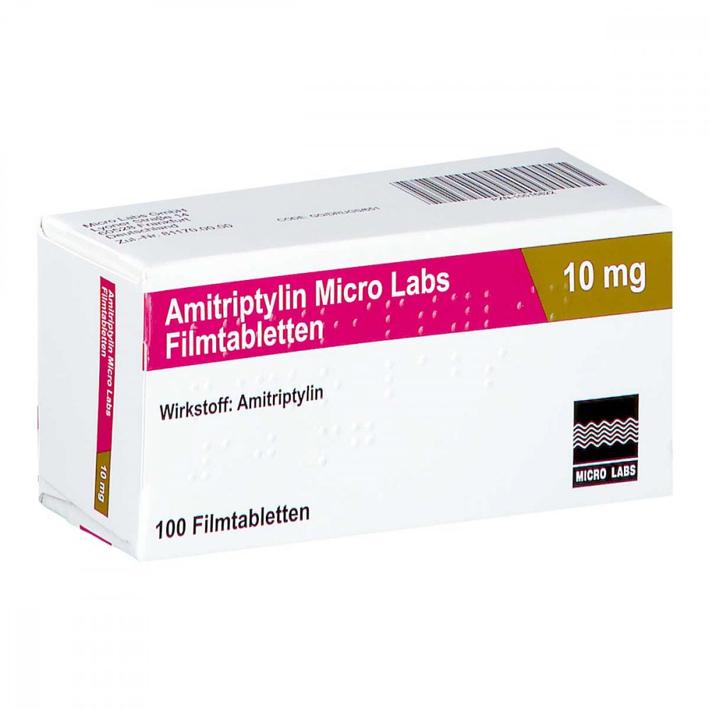 Amitriptylin Micro Labs 10 Mg Filmtabletten (100 stk)