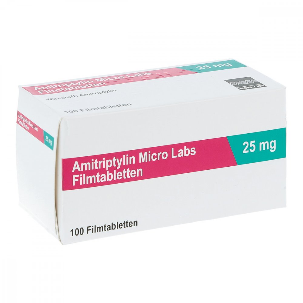 Amitriptylin Micro Labs 25 Mg Filmtabletten (100 stk)