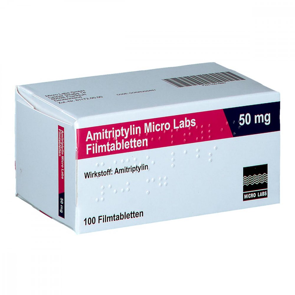 Amitriptylin Micro Labs 50 Mg Filmtabletten (100 stk)