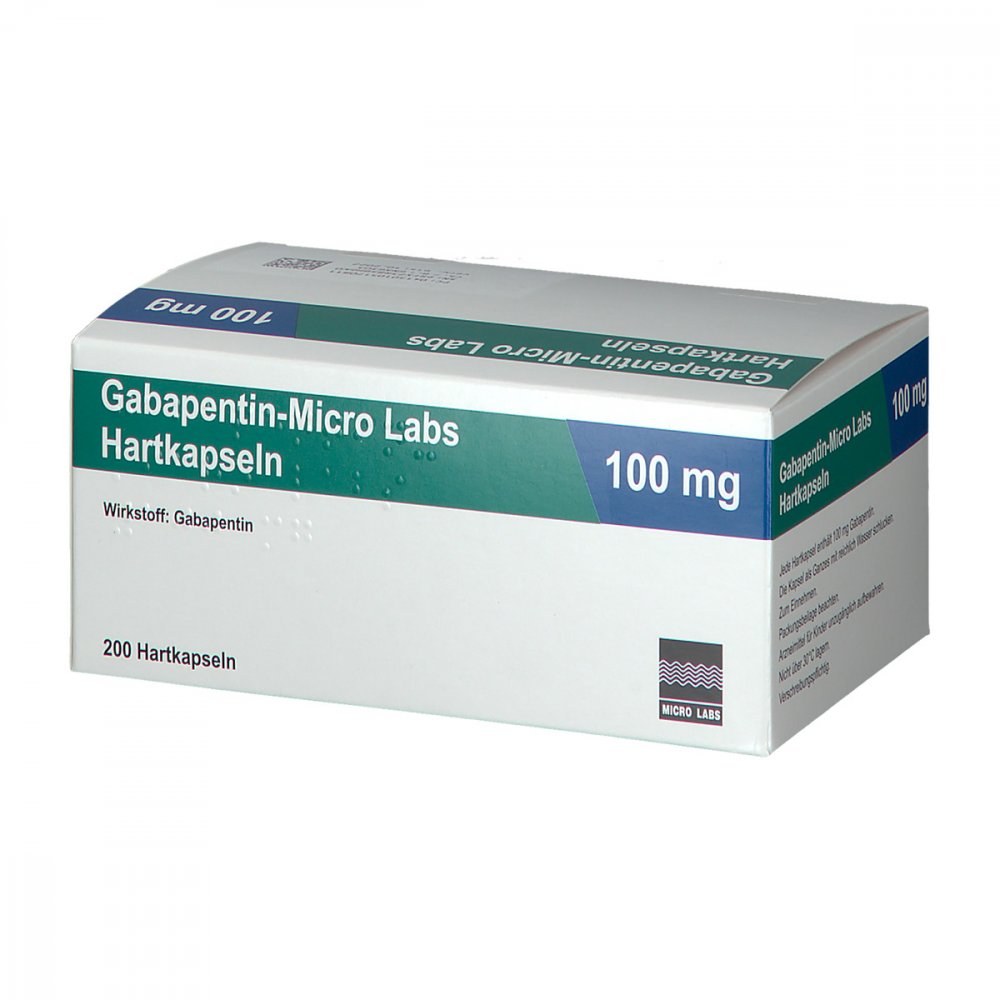 Gabapentin Micro Labs 100 Mg Hartkapseln (200 stk)