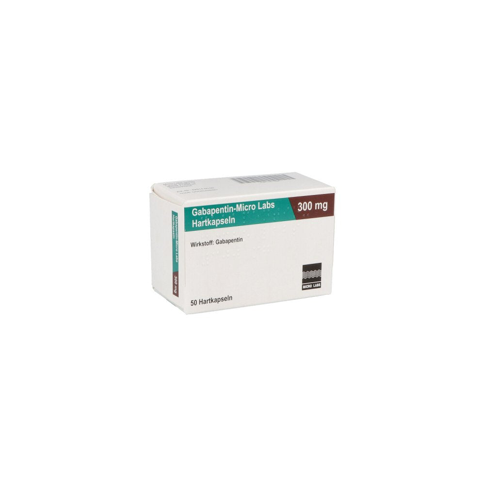 Das Produktfoto zeigt Gabapentin Micro Labs 300 Mg Hartkapseln (50 stk) PZN 10517098