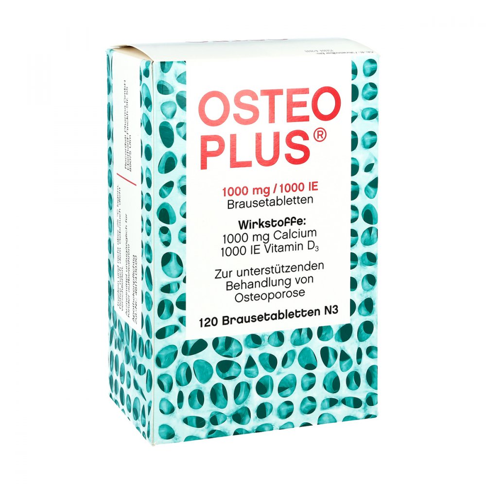 Das Produktfoto zeigt Osteoplus Brausetabletten (120 stk) PZN 10552574