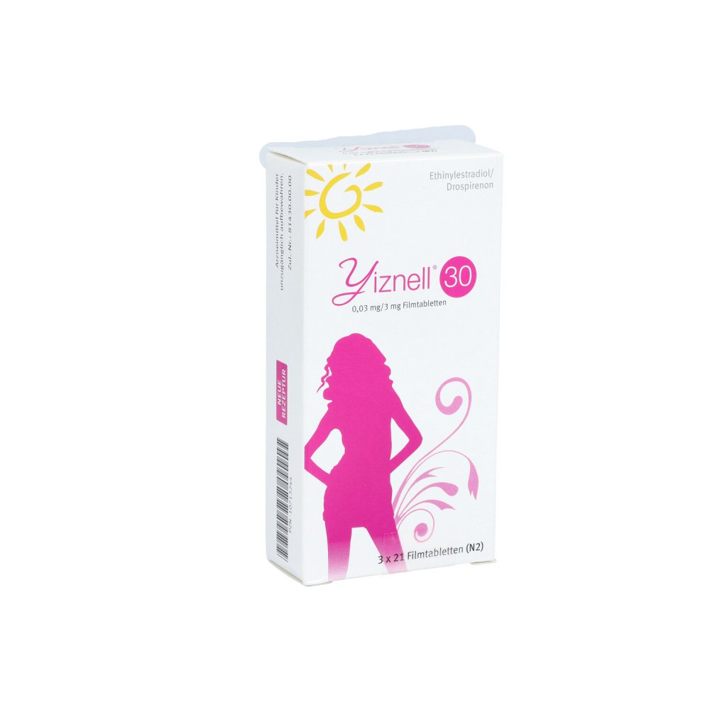 Yiznell 30 0,03 Mg/3 Mg Filmtabletten (3X21 stk)