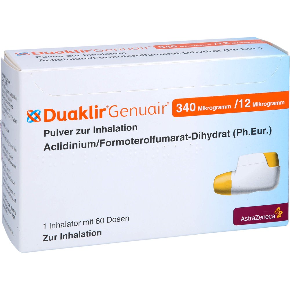 Duaklir Genuair 340 Μg/12 Μg Plv.Z.Inhalation 60ed (1 stk)
