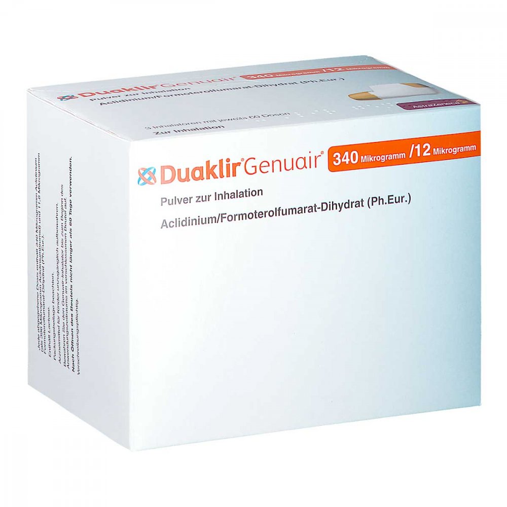 Duaklir Genuair 340 Μg/12 Μg Plv.Z.Inhalation 60ed (3 stk)
