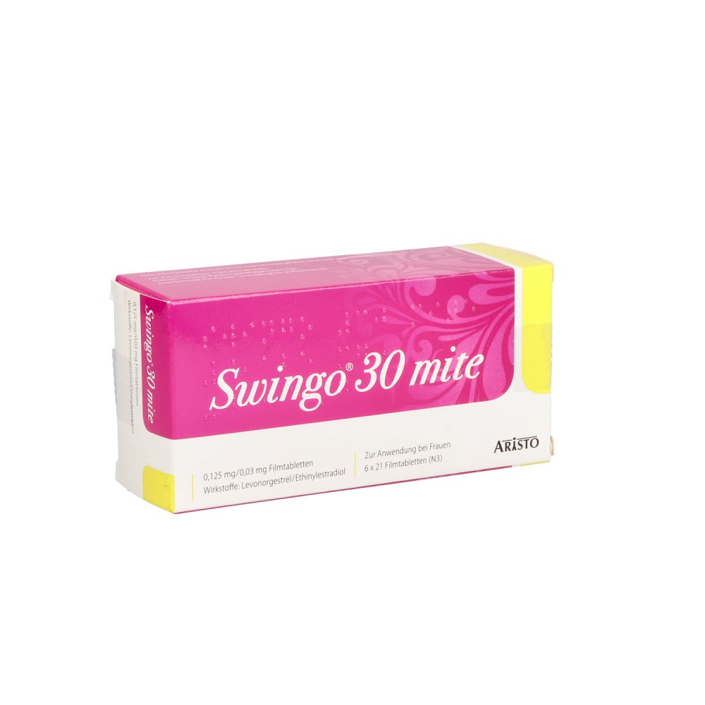 Swingo 30 Mite 0,125 Mg/0,03 Mg Filmtabletten (6X21 stk)