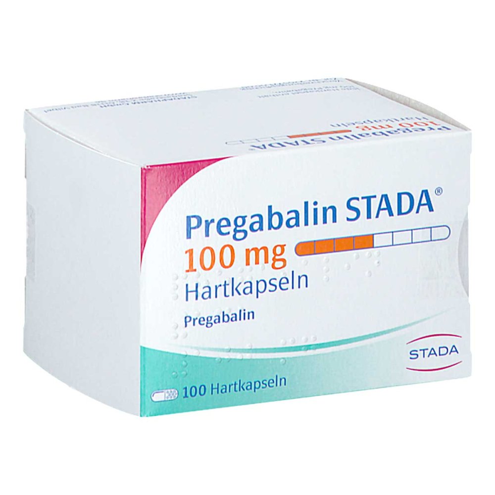 Das Produktfoto zeigt Pregabalin Stada 100 Mg Hartkapseln (100 stk) PZN 10780080