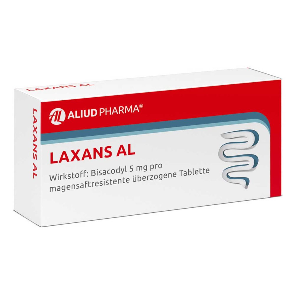 Das Produktfoto zeigt Laxans Al Magensaftresistente Überzogene Tabletten (200 stk) PZN 10916160