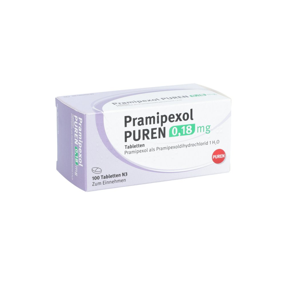 Pramipexol Puren 0,18 Mg Tabletten (100 stk)