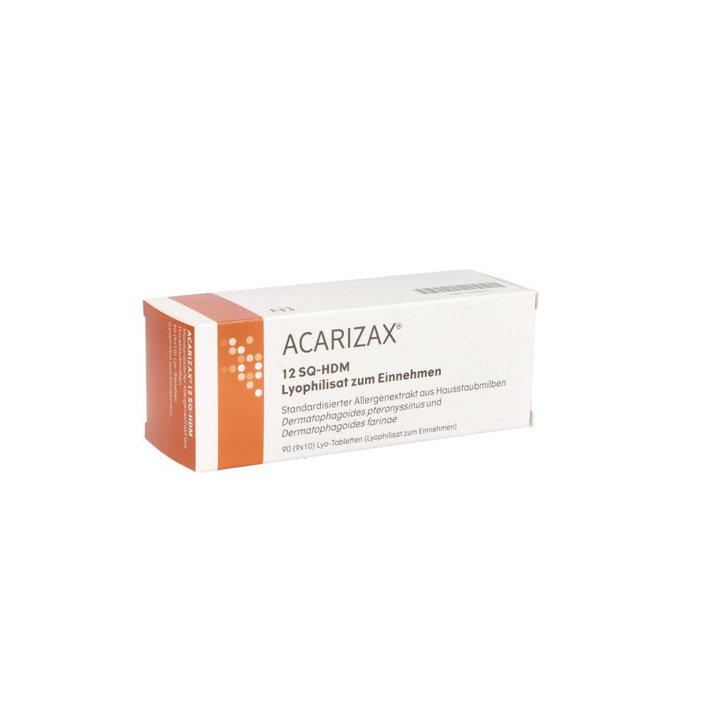 Das Produktfoto zeigt Acarizax 12 Sq-Hdm Lyophilisat Zum Einnehmen (90 stk) PZN 10946741