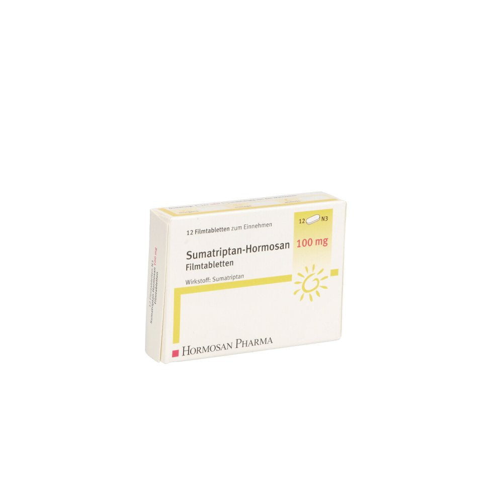 Sumatriptan Hormosan 100 Mg Filmtabletten (12 stk)