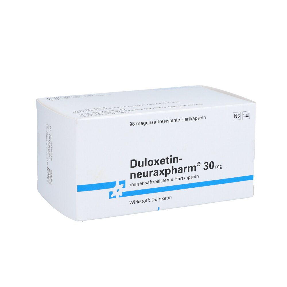 Duloxetin-Neuraxpharm 30 Mg Magensaftres.Hartkaps. (98 stk)