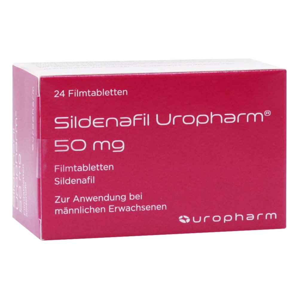 Sildenafil Uropharm 50 Mg Filmtabletten (24 stk)