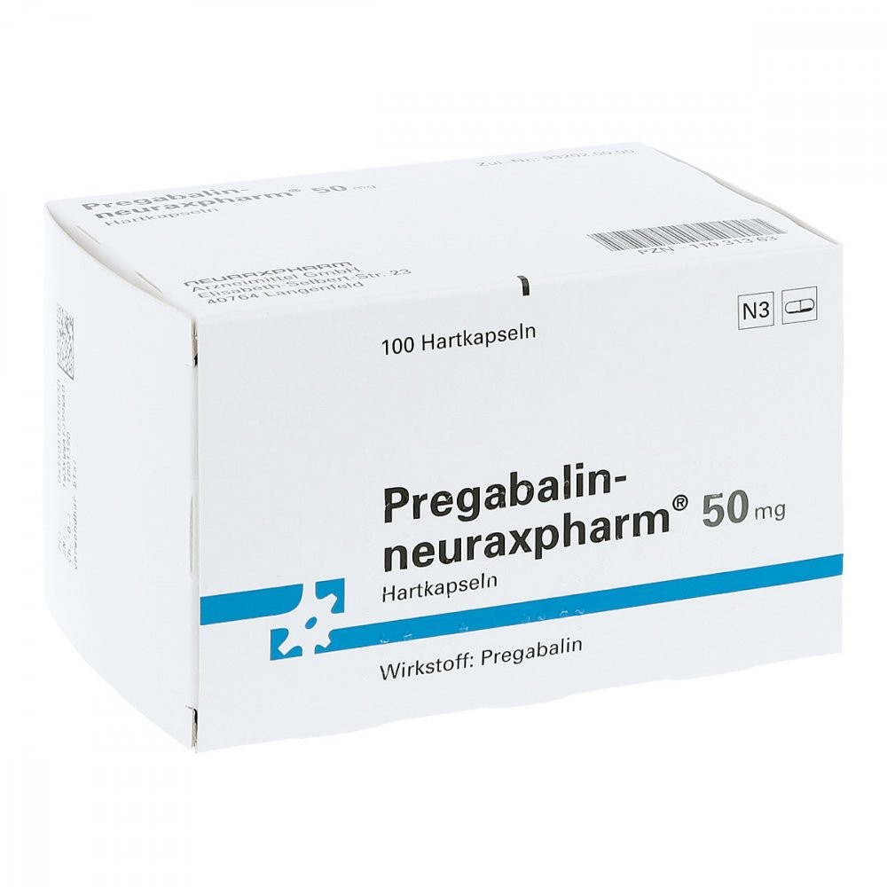 Pregabalin-Neuraxpharm 50 Mg Hartkapseln (100 stk)
