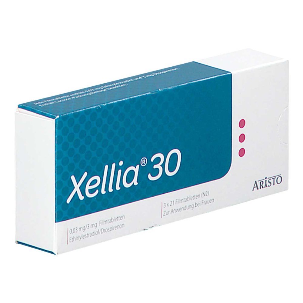 Xellia 30 0,03 Mg/3 Mg Filmtabletten (3X21 stk)