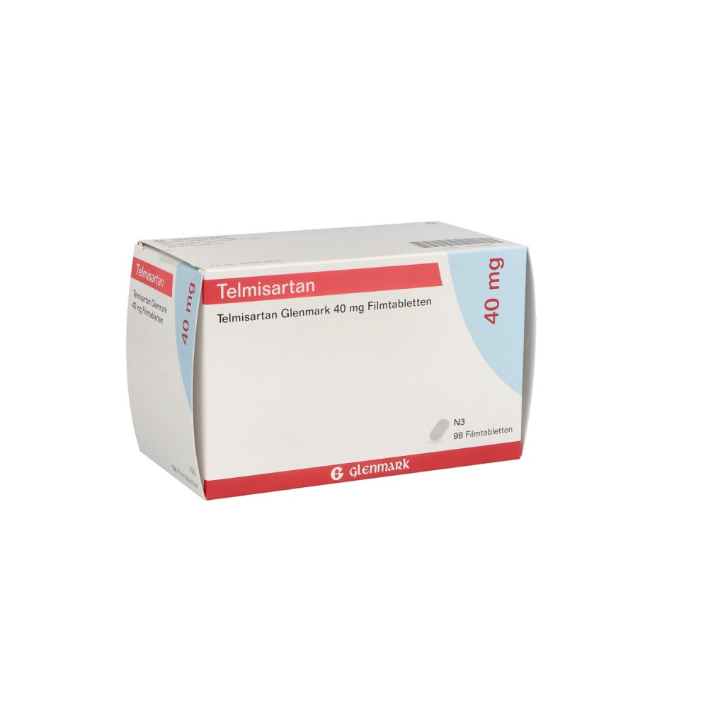 Telmisartan Glenmark 40 Mg Filmtabletten (98 stk)